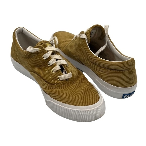 Keds Chartreuse Anchor Corduroy Fabric Lace Up Sneakers Size 8.5 Women's - Picture 1 of 8